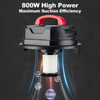 15L/18L Dry/Wet Dust Vacuum Cleaner 4m Cord Handheld Blow Function Large Bucket Design for Home Car Commercial Use