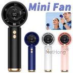 3000Amh Portable 3 Speeds USB Rechargeable Mini Folding Handheld Fan Cooling UK~
