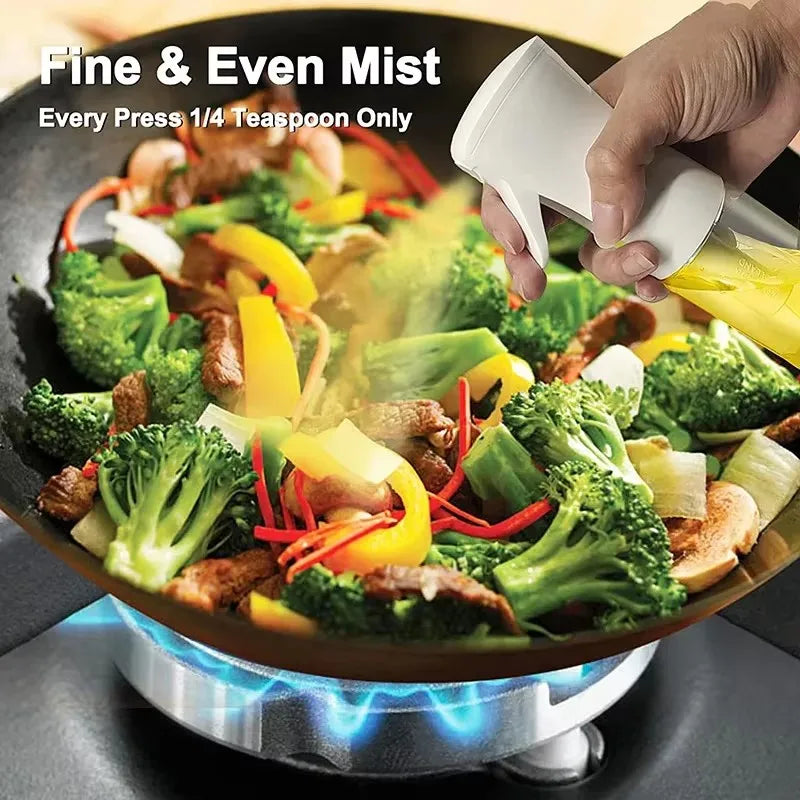 200/300/500ml Oil Sprayer Dispenser Versatile Kitchen Cooking Tool Portable Seasoning Bottle Ideal for Home Camping Dining Bar