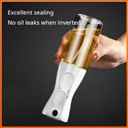 200/300/500ml Oil Sprayer Dispenser Versatile Kitchen Cooking Tool Portable Seasoning Bottle Ideal for Home Camping Dining Bar