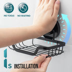 TAILI Soap Holder Bar Soap Dish Suction Cup, Bar Soap Rack for Shower Wall, Draining Soap Saver Tray for Bathroom, Tub, Kitchen
