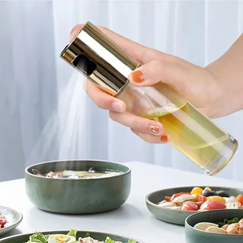 Kitchen Portable Cooking Tools Spray Bottle Oil Sprayer Oiler Pot BBQ Barbecue Can Pot Cookware Household Storage Tool PP