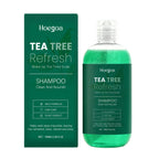 Tea Tree Essential Shampoo Natural Formula Oil Control Anti Dandruff Scalp Purifying Cleansing Soothing Moisturizing Hair