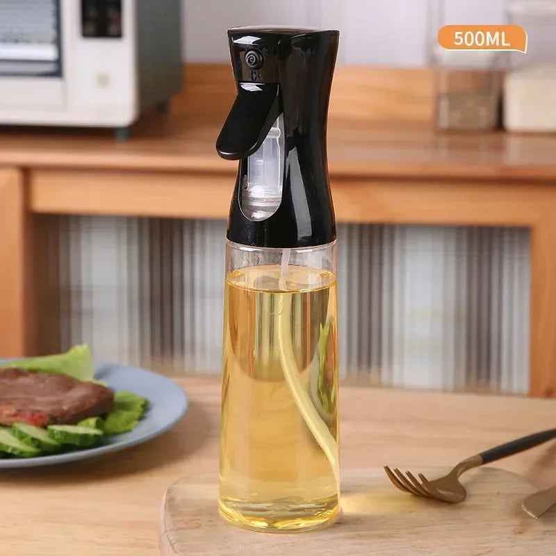 200/300/500ml Oil Sprayer Dispenser Versatile Kitchen Cooking Tool Portable Seasoning Bottle Ideal for Home Camping Dining Bar