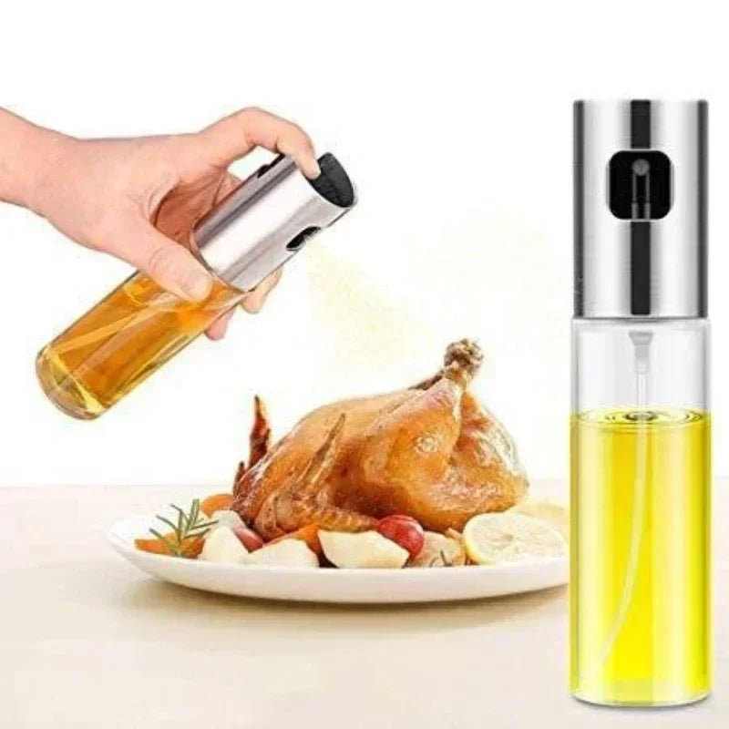 Kitchen Portable Cooking Tools Spray Bottle Oil Sprayer Oiler Pot BBQ Barbecue Can Pot Cookware Household Storage Tool PP