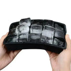 Kitchen Ice Cube Mold Making Tools 15 Grid Silicone Big Tray Mold Non-toxic Durable Bar Pub Wine Ice Blocks Accessories Supplies