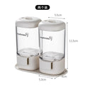 Kitchen Tools Measurable Salt Control Bottle Seasoning Bottle Combination Suit Seasoning Jar Bottle Press Type Salt Sprink