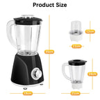 Professional Blender - 2-in-1 Multifunction Blender. 1.6L Smoothie Blender with 300ml Travel Cup,Smoothie Maker & Food Processor