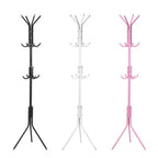 Clothes and Hats Rack Metal Multi Hooks Mobile and Convenient Coat Rack for Home Living Room Hangers Clothes Rack Stand