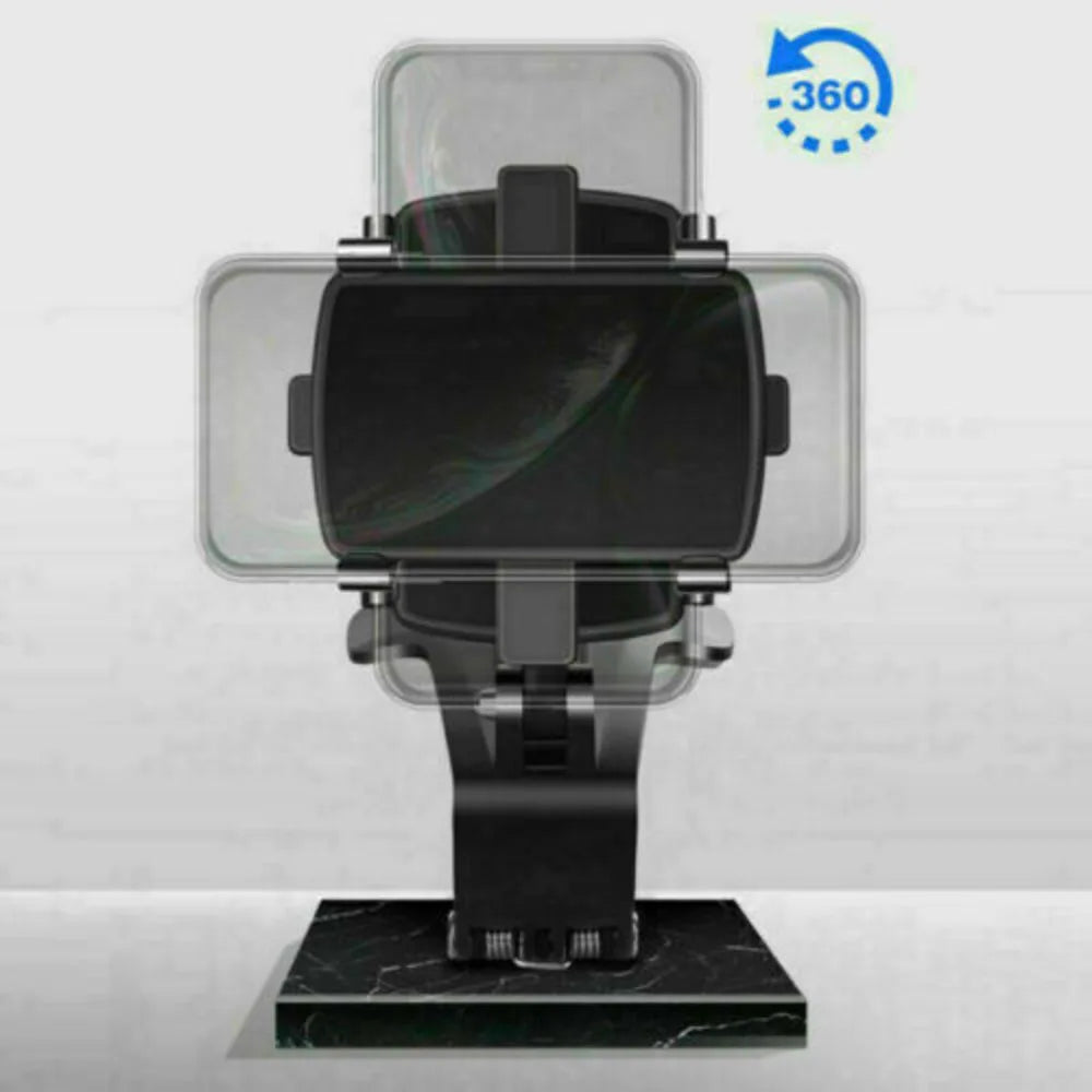 360 Clip Stand Cradle Windscreen Car Mobile Phone Holder Dashboard Mount GPS