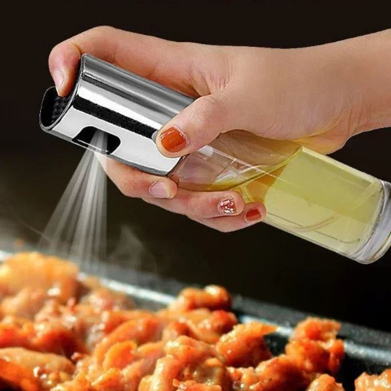 Kitchen Portable Cooking Tools Spray Bottle Oil Sprayer Oiler Pot BBQ Barbecue Can Pot Cookware Household Storage Tool PP