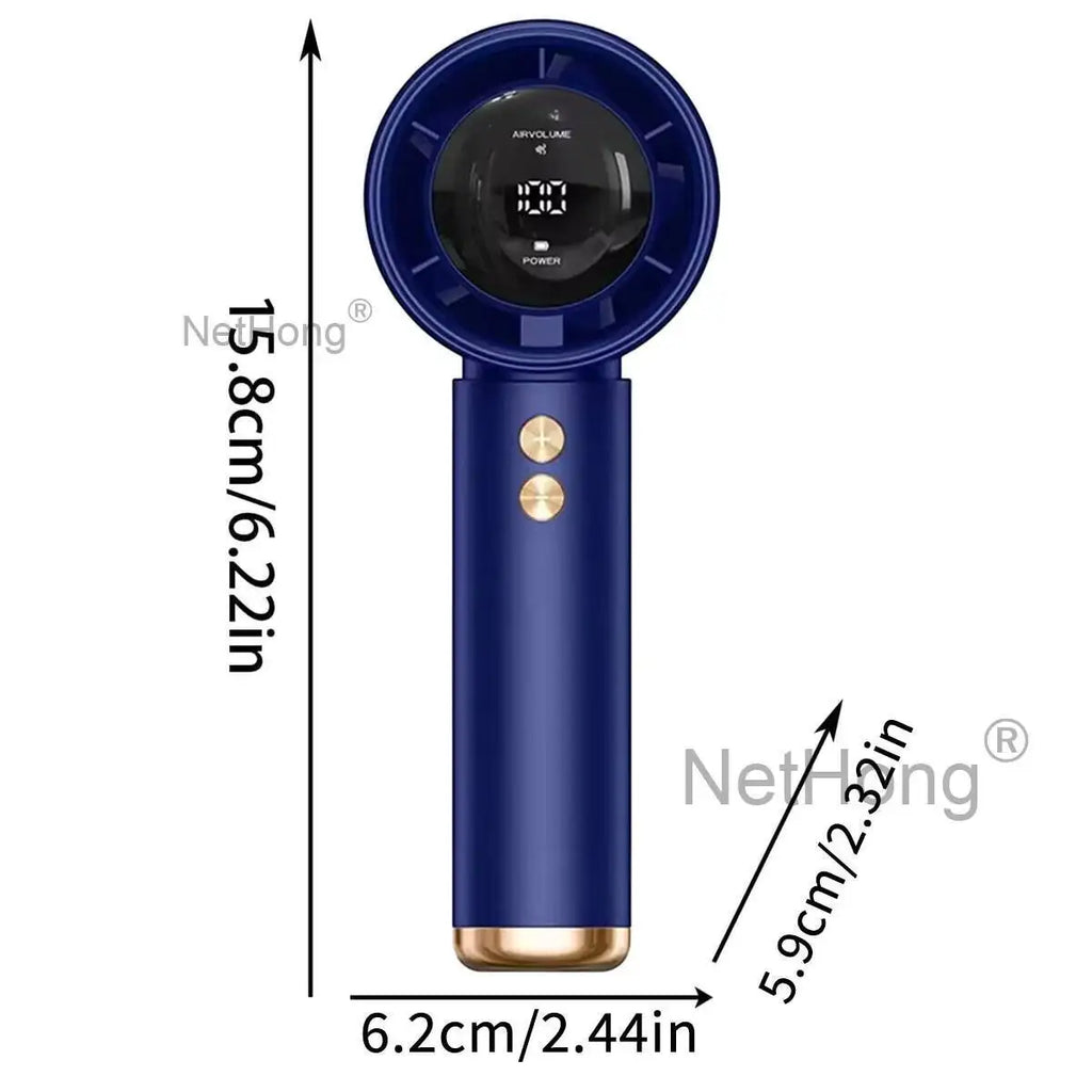3000Amh Portable 3 Speeds USB Rechargeable Mini Folding Handheld Fan Cooling UK~