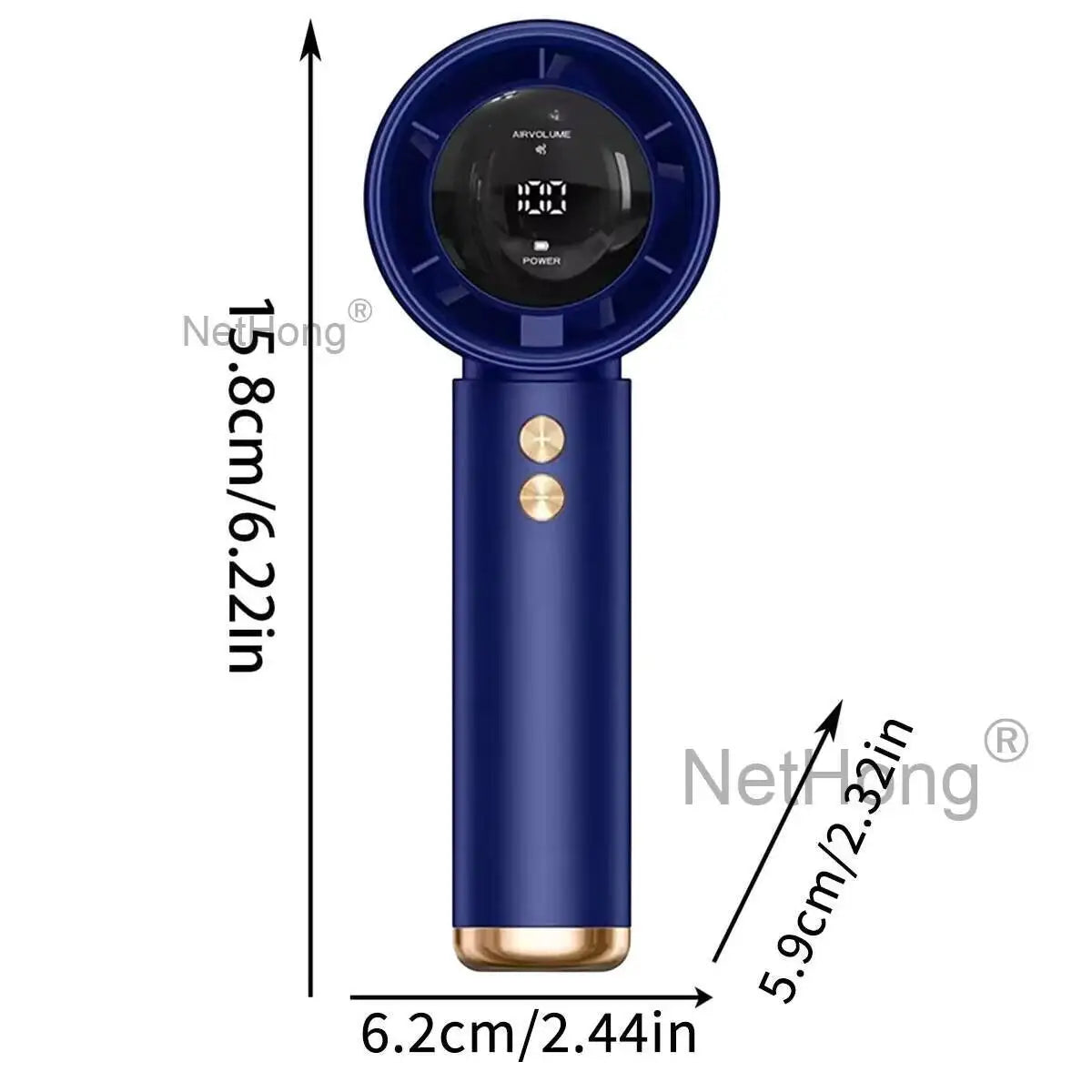 3000Amh Portable 3 Speeds USB Rechargeable Mini Folding Handheld Fan Cooling UK~