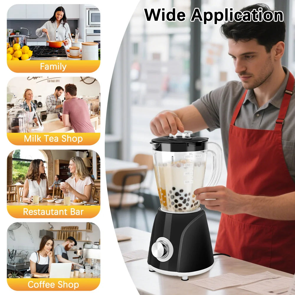 Professional Blender - 2-in-1 Multifunction Blender. 1.6L Smoothie Blender with 300ml Travel Cup,Smoothie Maker & Food Processor